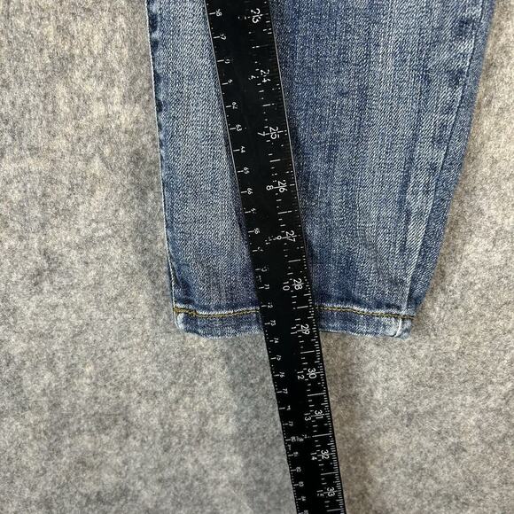 Judy Blue Jeans Womens 13/31 Skinny Leg Distressed Medium Wash Denim Stretch - Picture 8 of 12